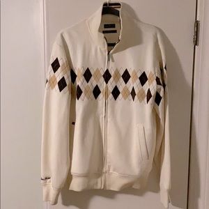 Marc Echo Argyle Full Zip. Size L